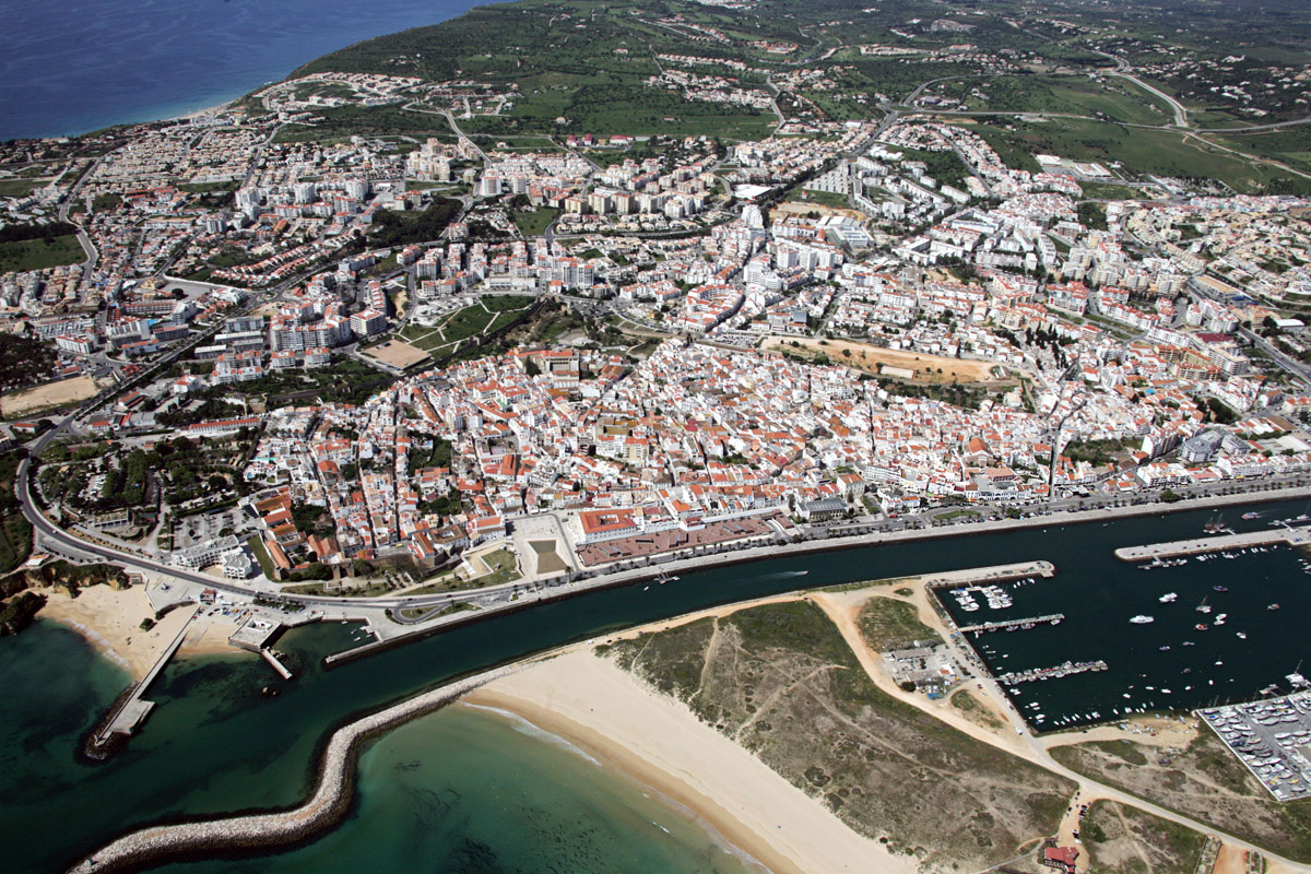 imagens aéreas de Lagos